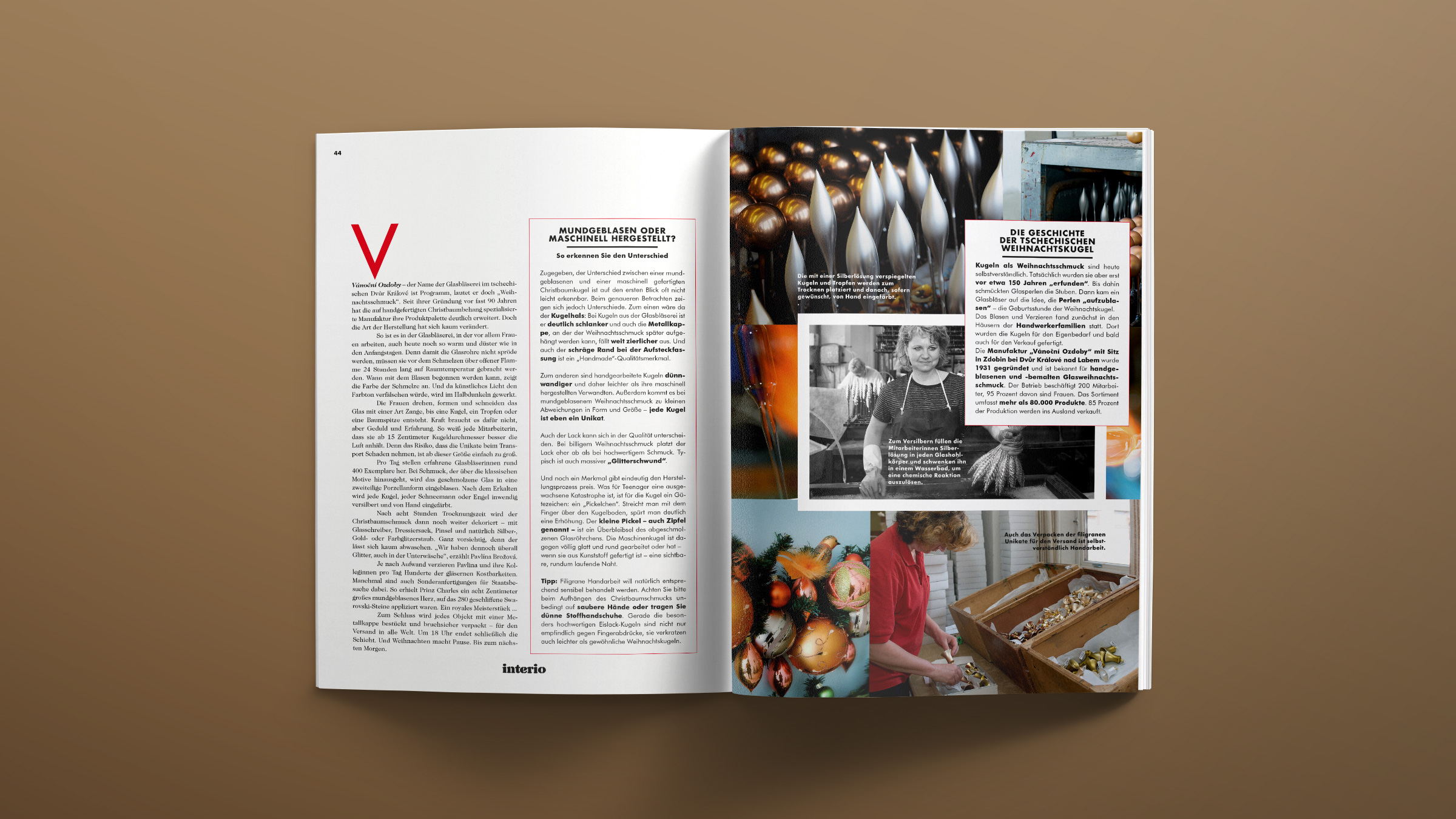 Titanweiss, Grafikstudio, Hanfthal, Weinviertel, Editorial Design, Interio, Katalog, Doppelseite