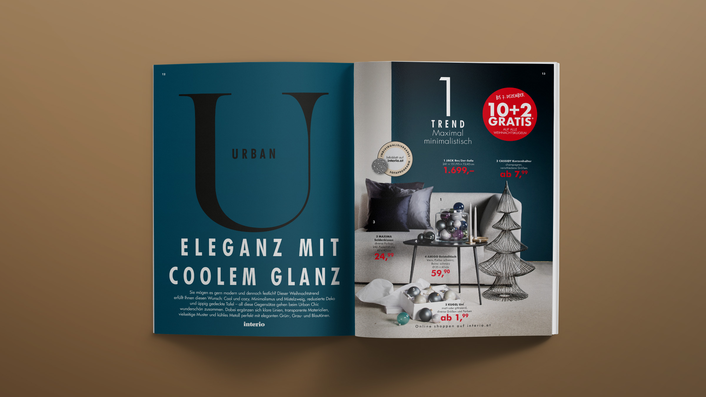 Titanweiss, Grafikstudio, Hanfthal, Weinviertel, Editorial Design, Interio, Katalog, Doppelseite