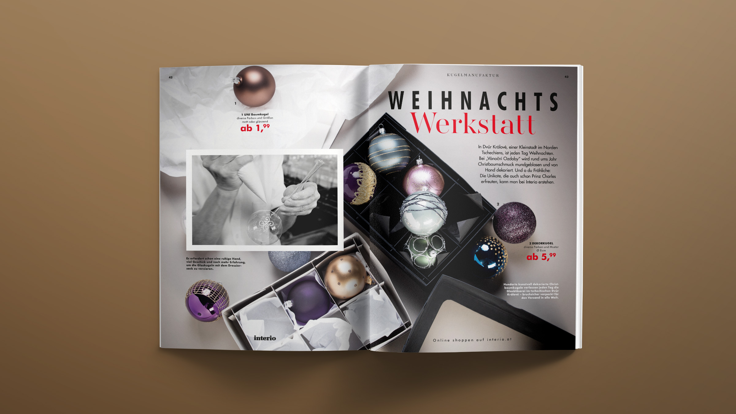 Titanweiss, Grafikstudio, Hanfthal, Weinviertel, Editorial Design, Interio, Katalog, Doppelseite