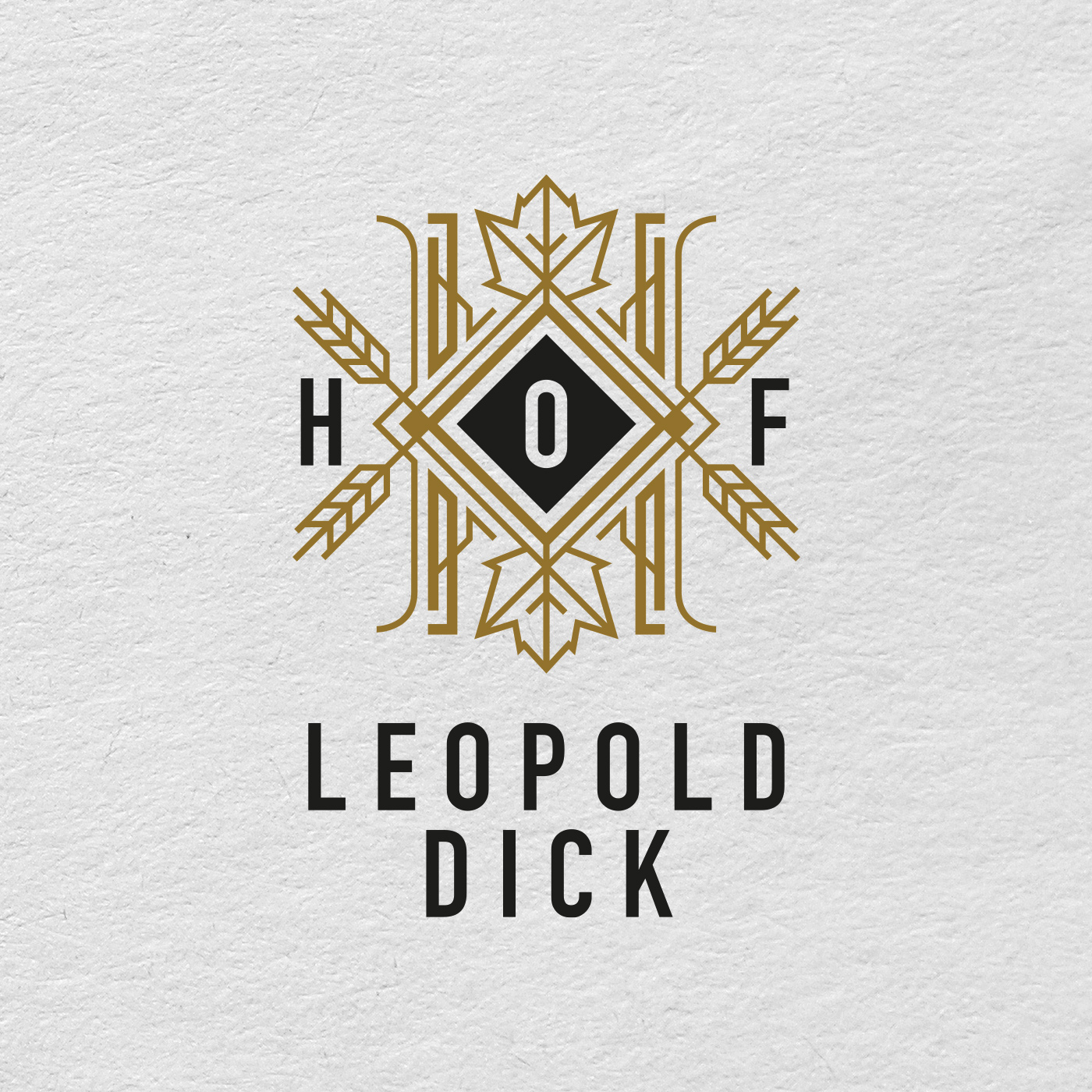 Titanweiss, Grafikstudio, Hanfthal, Weinviertel, Logo Design, Hof Leopold Dick.