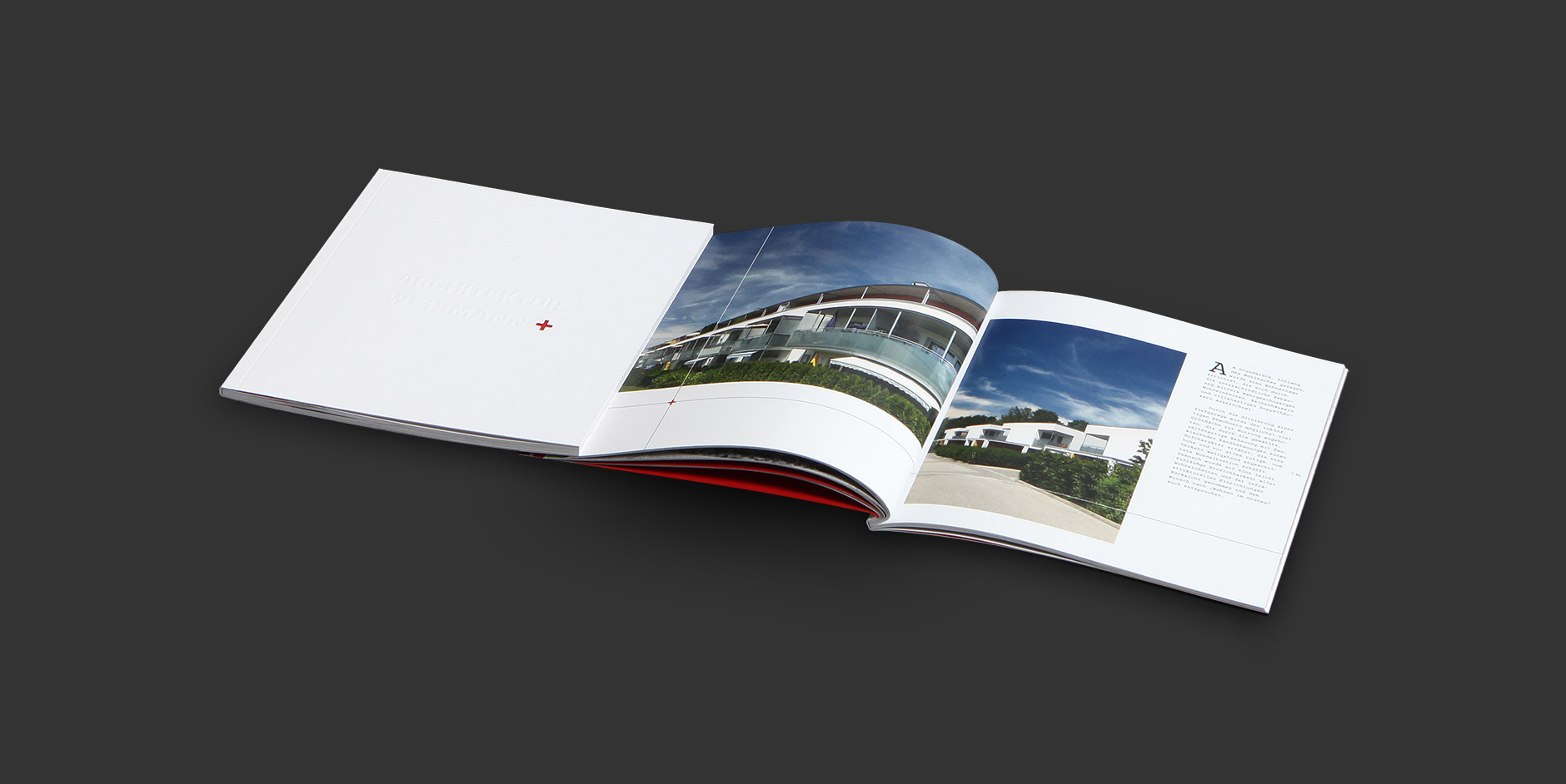 Titanweiss, Grafikstudio, Hanfthal, Weinviertel, Editorial Design, Architektur Weismann, Firmenbroschüre