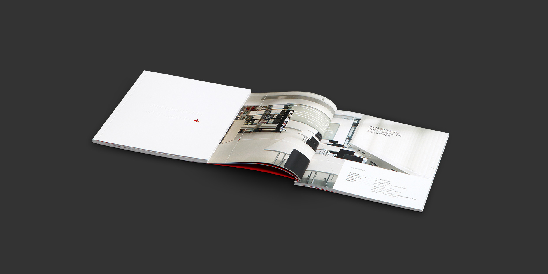 Titanweiss, Grafikstudio, Hanfthal, Weinviertel, Editorial Design, Architektur Weismann, Firmenbroschüre