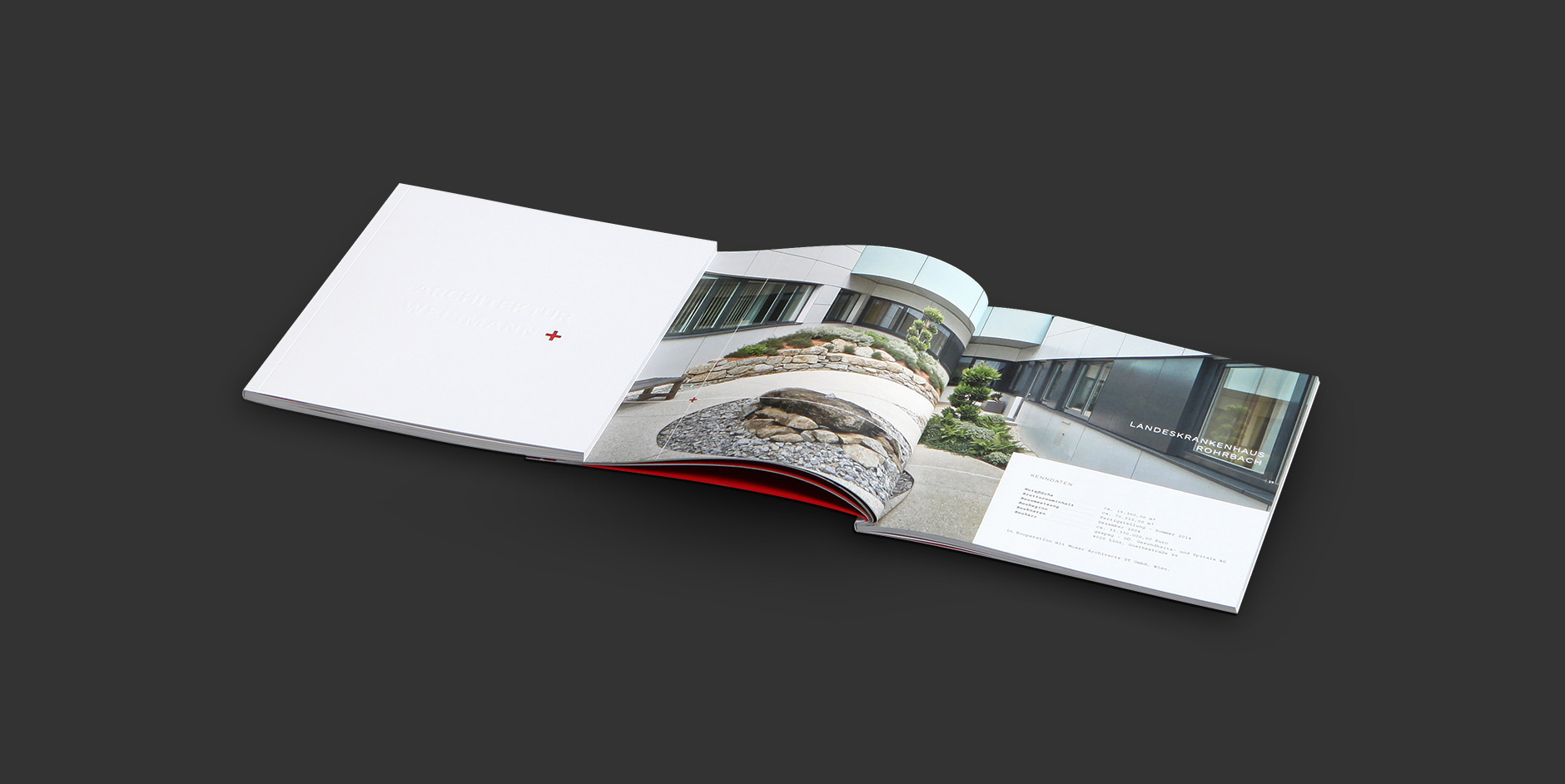 Titanweiss, Grafikstudio, Hanfthal, Weinviertel, Editorial Design, Architektur Weismann, Firmenbroschüre