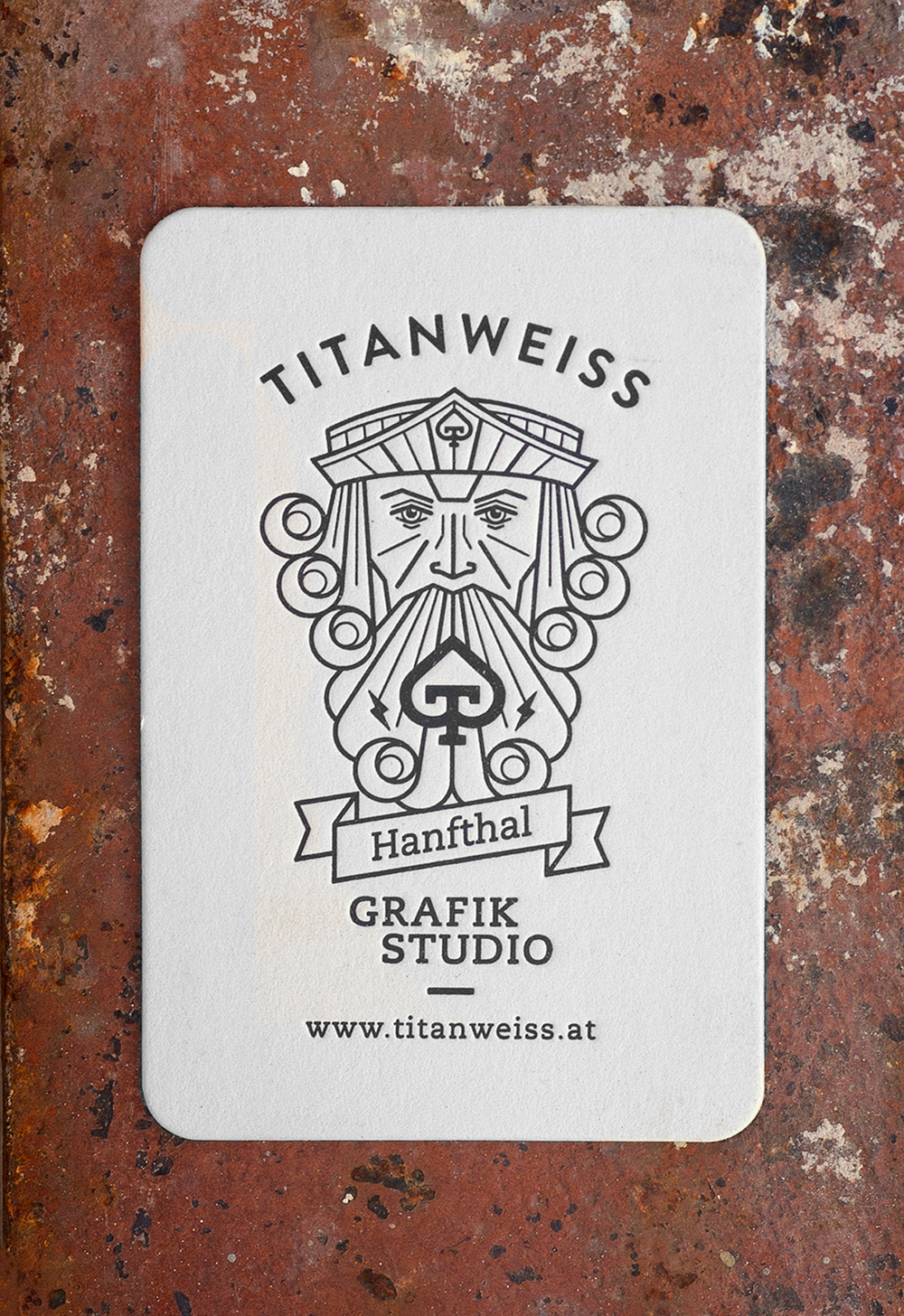 Titanweiß Designagentur Weinviertel Visitenkarte